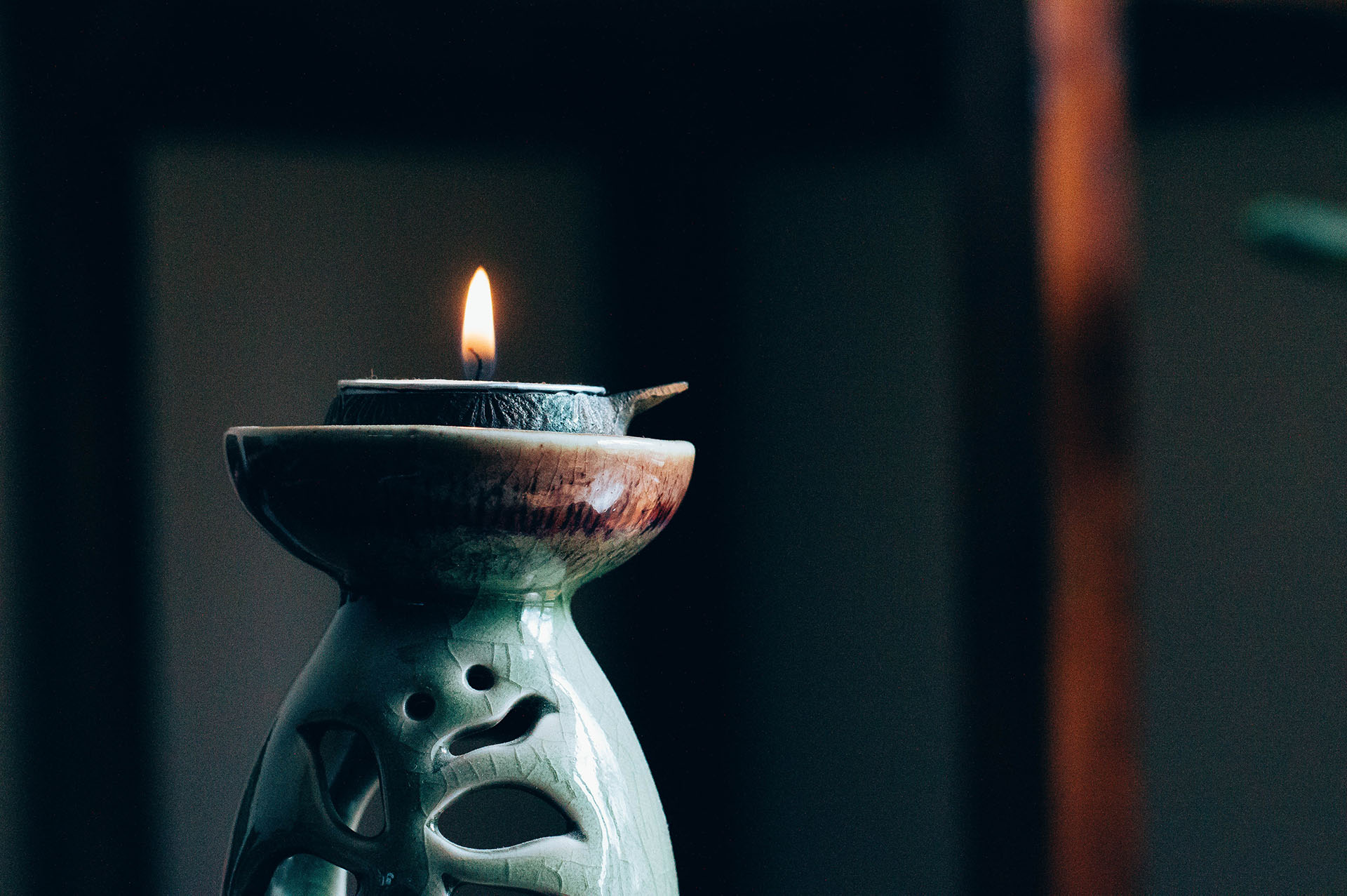 O ambiente do Amani Spa — luz quente, calma e detalhe